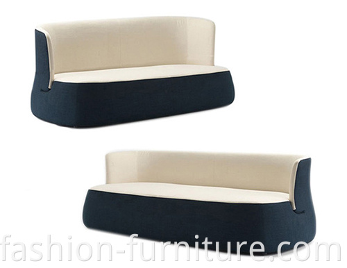 Three-seater Fabric Upholstered Sofa